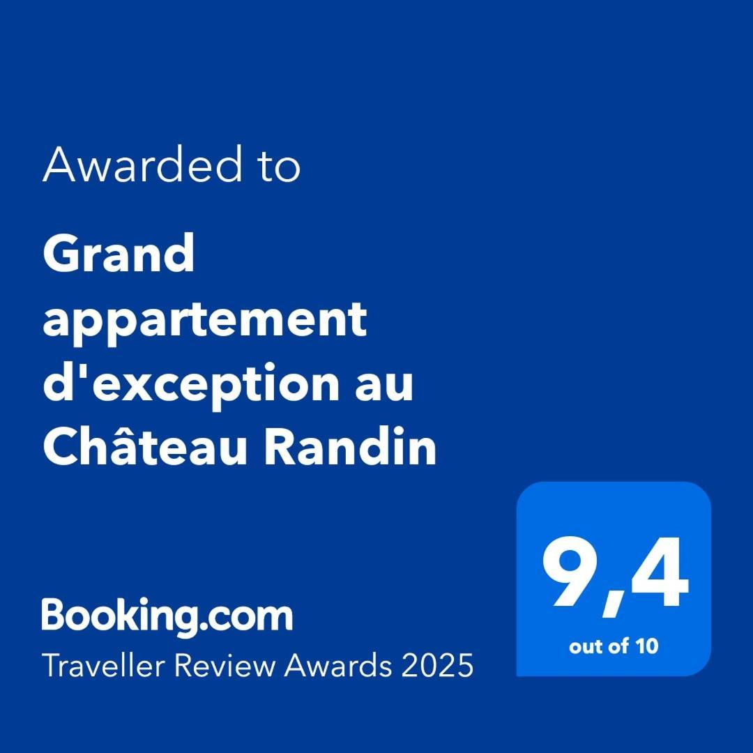Grand Appartement D'Exception Au Chateau Randin Écully Kültér fotó